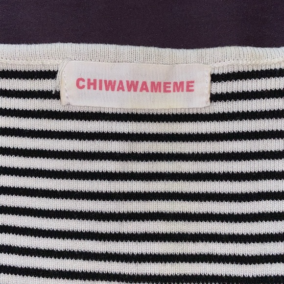 Chiwawameme Striped Zip Up Tank Top - Picture 7 of 7